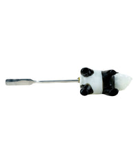 Empire Glassworks Metal & Glass Dab Tool - 4.5" / Panda Dabber