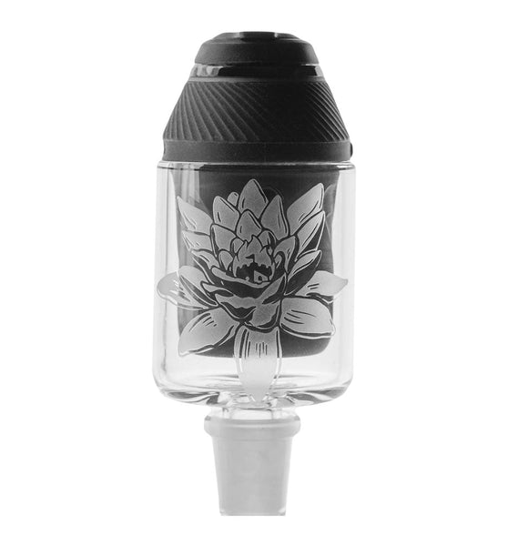 Empire Glassworks Etched Floral Water Pipe Attachment For Puffco Proxy | 14mm M