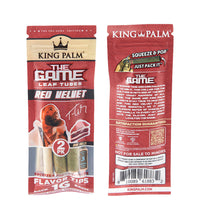 King Palm The Game Hand Rolled Leaf Mini | 2pk | Red Velvet | 20pc Display