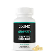 cbdMD Full Spectrum CBD Softgels - (1500MG - 6000MG)