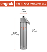 Ongrok Aluminum Storage Keychain