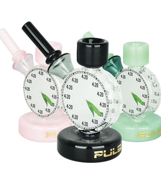 Pulsar 4:20 Time Piece Bubbler Pipe - 4.5"