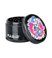 Pulsar Artist Series Grinder - 2.5" / 4pc / Assorted Designs 6PC DISPLAY