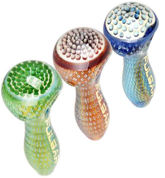 Pulsar Mystic Bubble Matrix Spoon Pipe | 3.75"