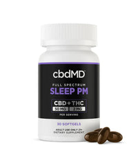 cbdMD CBD Sleep Softgels - 1500MG (Broad or Full Spectrum)