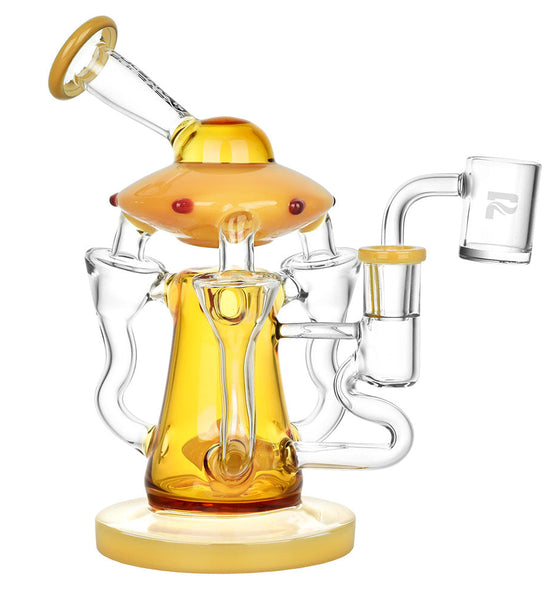 Pulsar Friendly Visitors Recycler Dab Rig - 7.5"/14mm F/Colors Vary