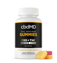 CbdMD Full Spectrum CBD Gummies - Tropical Mix