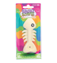 Wacky Bowlz Fish Skeleton Ceramic Hand Pipe - 4"