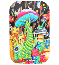 Pulsar Metal Rolling Tray W/ Lid - Garden of Cosmic Delights / 11" x 7"