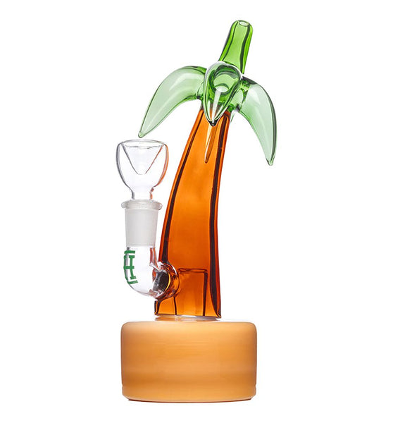 Hemper Beach Box Palm Tree Water Pipe - 7" / 14mm F