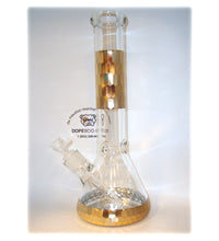 14 Inch Diamond Cut Designer Beaker Bong - Thick Glass 7mm