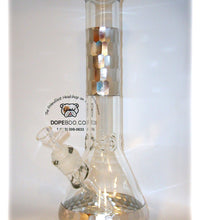 14 Inch Diamond Cut Designer Beaker Bong - Thick Glass 7mm