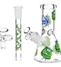 Pulsar Remembering How To Listen Design Series Glass Beaker Water Pipe - 7.75"