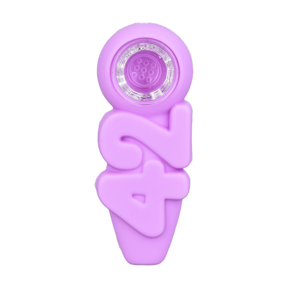 420 Silicone Hand Pipe | 4" | Assorted Colors | 5pc Set