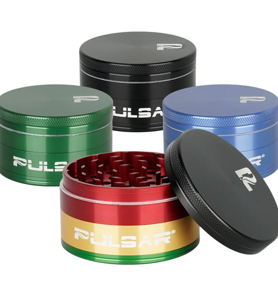 Pulsar Solid Top Aluminum Grinder-GR760- 4pc / 2.5"