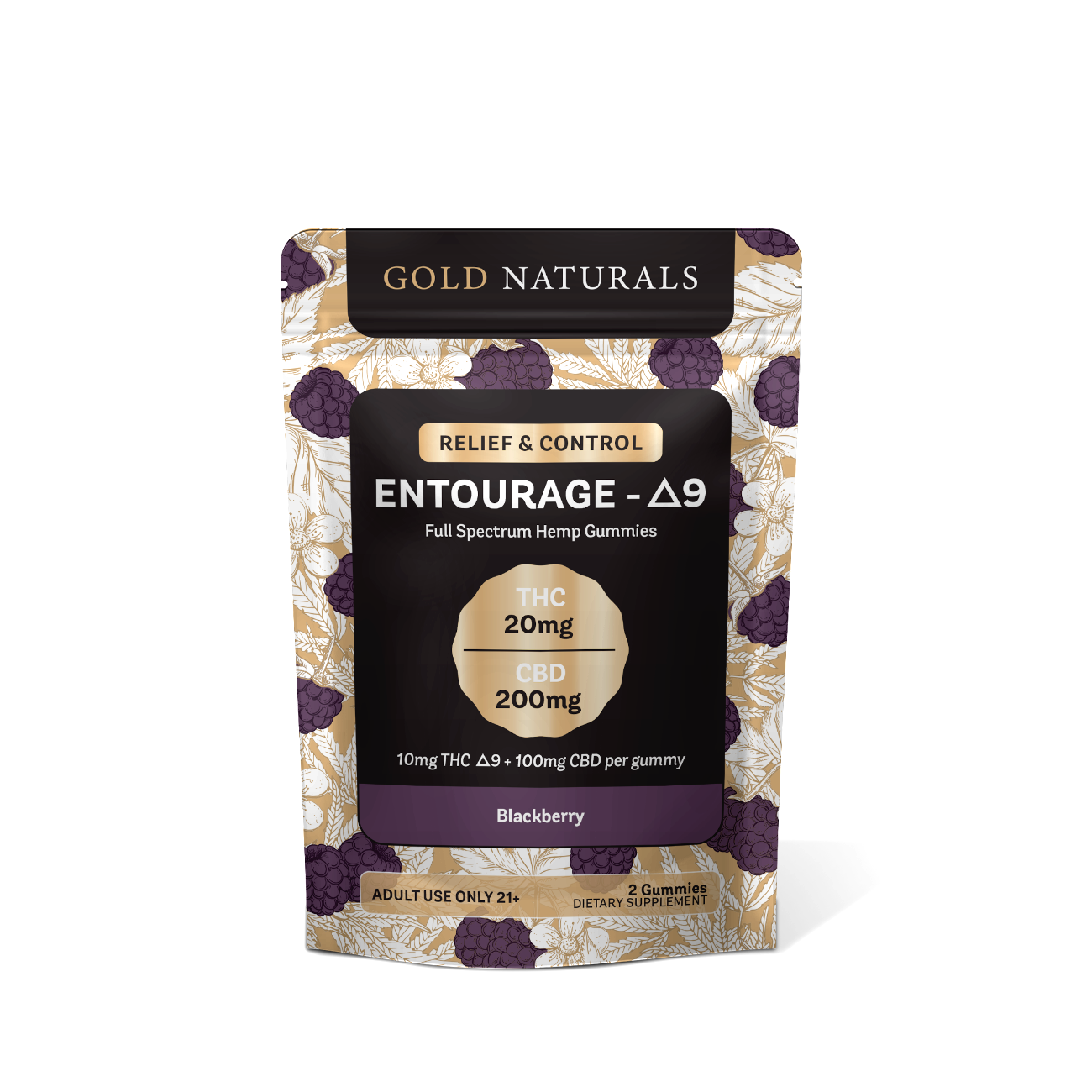 Gold Naturals Entourage Δ9 Gummy