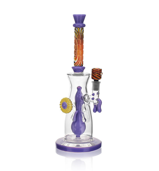 High Society | Jupiter Premium Wig Wag Waterpipe (Slime Purple)