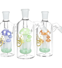 Pulsar Shroom Quintet Ash Catcher | 5.25" | 14mm | Colors Vary