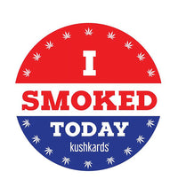 I Smoked Today Sticker 3-Pack KushKards