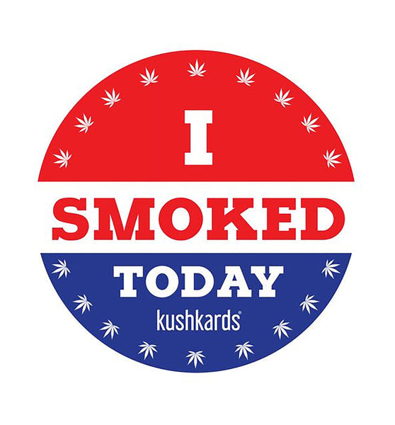 I Smoked Today Sticker 3-Pack KushKards