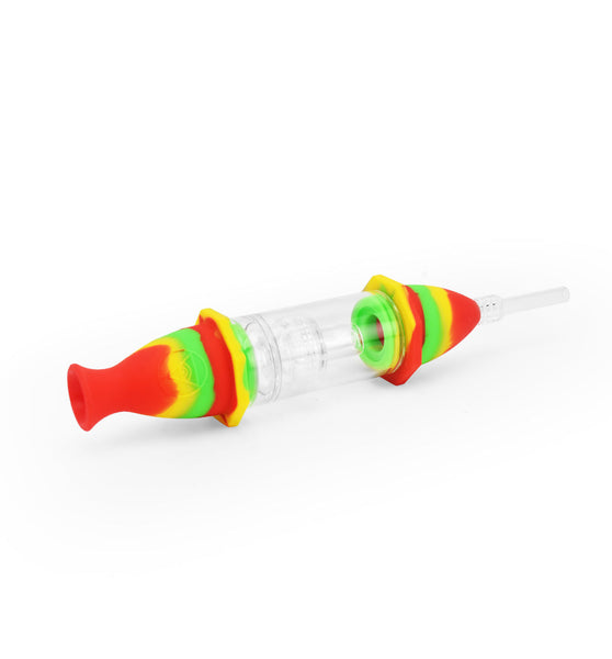 Ritual - 7'' Silicone Deluxe Nectar Collector - Rasta