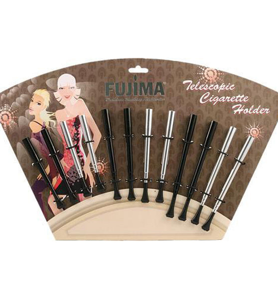 Fujima Metal Telescopic Cigarette Holders - 12pc Display