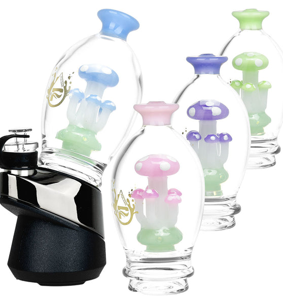 Pulsar Shroom Cluster Bubbler Attachment for Puffco Peak Pro-5.25"/Colors Vary