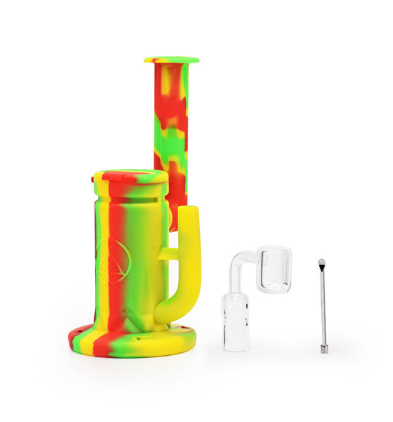 Ritual - 8.5'' Silicone Sidecar Rig - Rasta