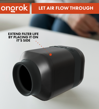 Ongrok Personal Air Filter with Replaceable Cartridges