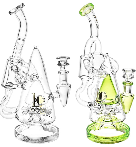 Lookah Glass Pyramid Recycler Water Pipe | 11" | 14mm F