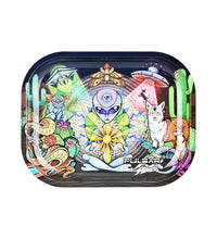 Pulsar Mini Metal Rolling Tray - Psychedelic Desert / 7"x5.5"