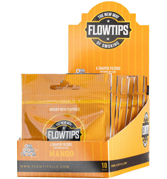 FLOWTIPS ® (BLUK) STRAWBERRY MILK, MANGO, KING LOUIS TERPENE FILTER TIPS (3x10-PACK)