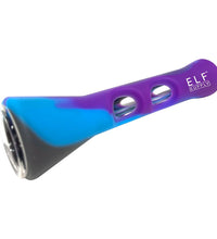 ELF Supply Silicone and Glass Chillum - 3.25" / 6ct