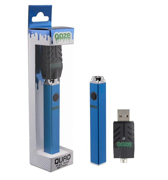 Ooze Quad Flex Temp Square Vape Pen 510 Battery