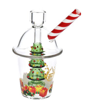 Pulsar Christmas Tree Glass Bubbler Pipe - 6"