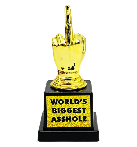 World's Biggest Asshole Trophy - 4.7"