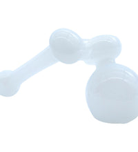 LA Pipes "Ivory Sidecar" Glass Sidecar Bubbler Pipe