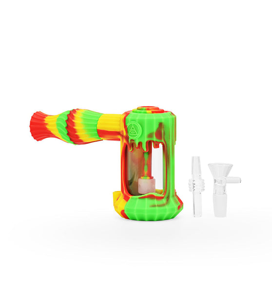 Ritual - 6'' Duality Silicone Dual Use Bubbler - Rasta