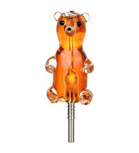 Gummy Bear Glycerin Dab Straw - 5.5"/10mm F/Colors Vary