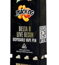 Butter OG Delta 8 Live Resin Disposable Vape 2G - Peach OG (Indica)