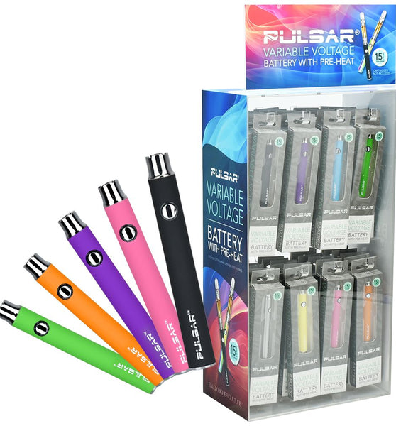 Pulsar VV Battery W/ Preheat | 350mAh 48 pcs