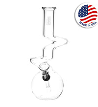 Phoenix Rising Zig Zag Bubble Base Water Pipe - 9.5