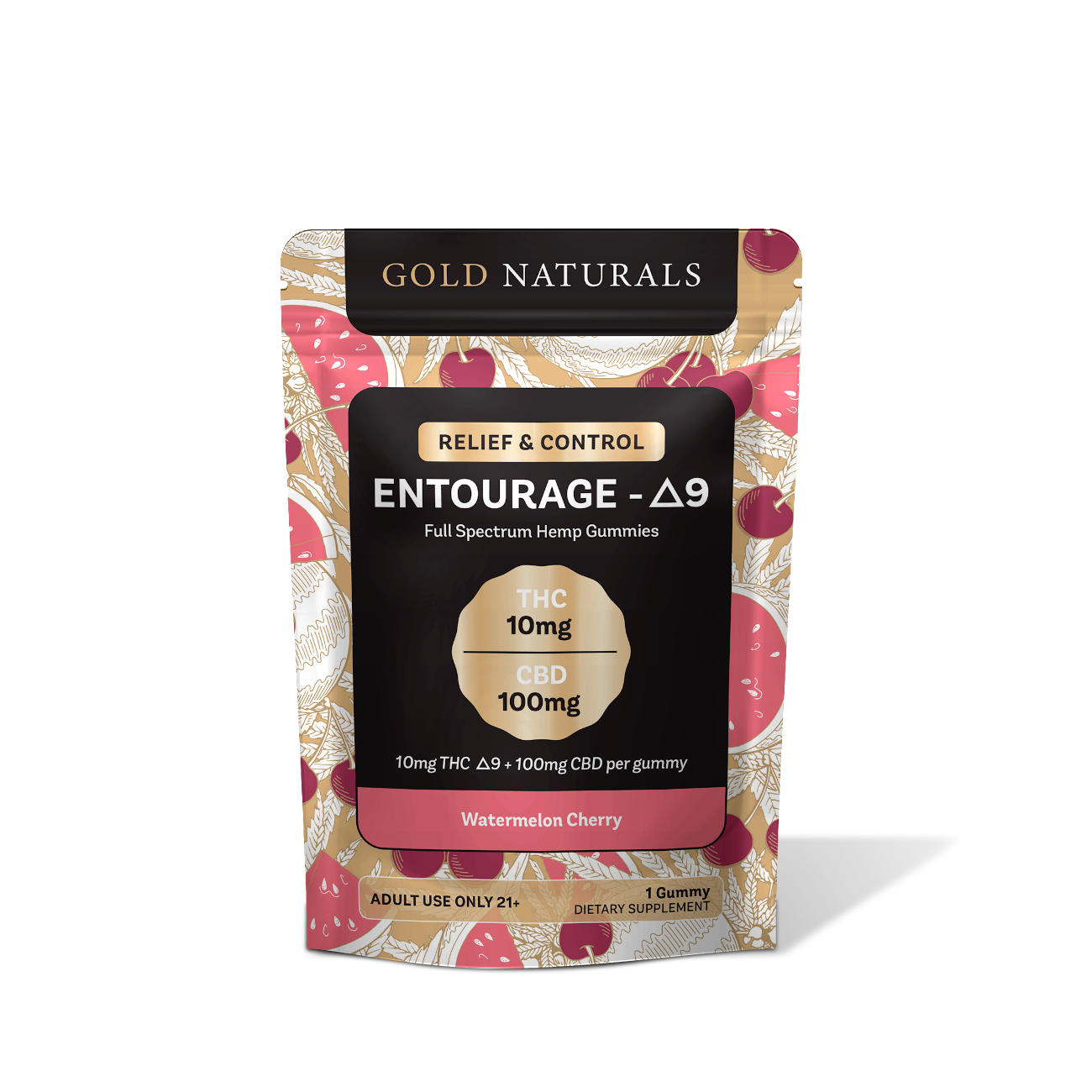 Gold Naturals Entourage Δ9 Gummy
