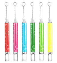 Pulsar Glass Taster Bat - 4"/THC Molecule/Asst - 48PC DISP