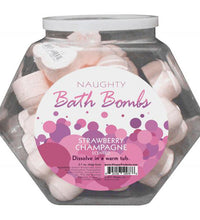 Naughty Strawberry Champagne Bath Bombs (24pk)