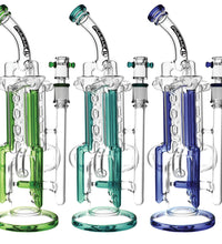 Pulsar Space Station Recycler Water Pipe-13.5"/14mm F/Clrs Vary