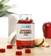 cbdMD CBD Apple Cider Vinegar Gummies - 750MG, 60ct