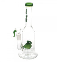 Thug Life | 8" Green Water Pipes w/ Custom Perc