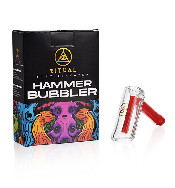 Ritual Smoke - Hammer Bubbler - Crimson