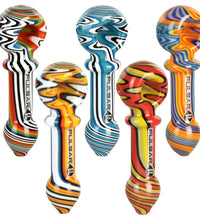 Pulsar Wig Wag Candy Spoon Pipe - 4.5"/ 5pcs